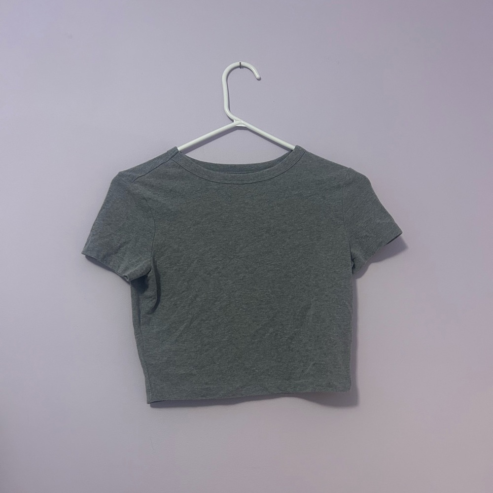 Wild Fable Gray Crop Top